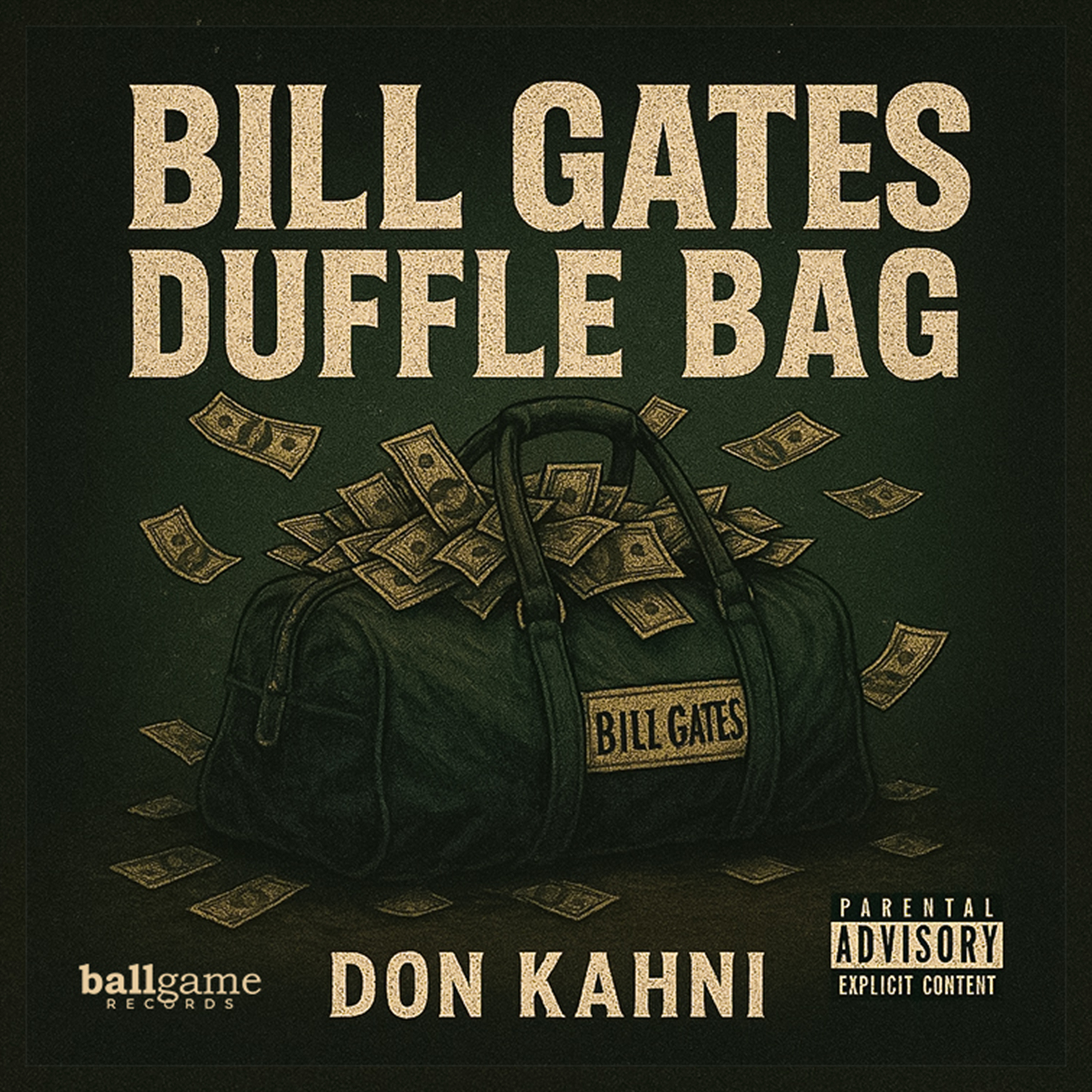 Bill Gates Duffle Bag cover art